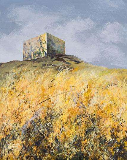 Acrylique sur Toile, 100x80 cm.