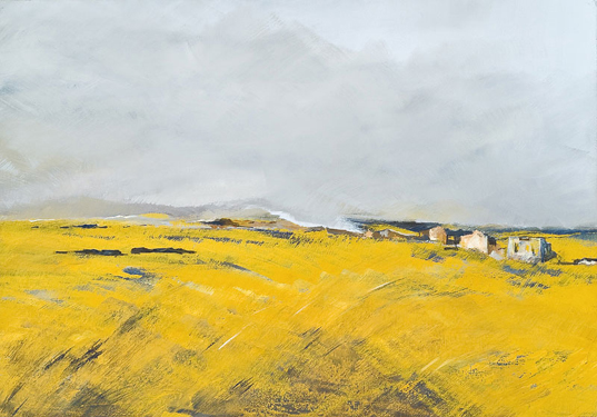 Acrylique sur Toile, 70x100 cm.