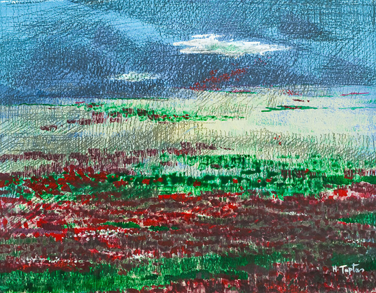 Acrylique sur Papier, 41x32 cm.