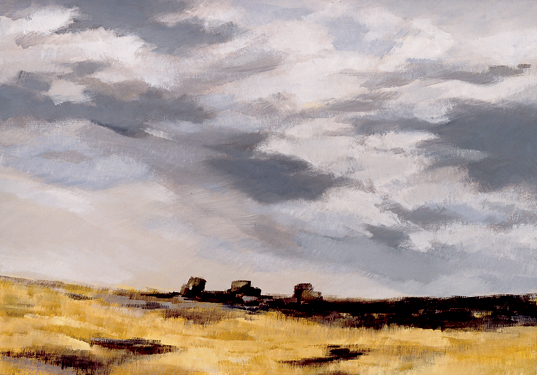 Huile sur Toile 70x100 cm.